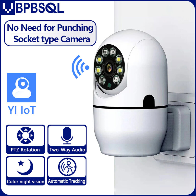 Wifi IP-Kamera 1080p HD bidirektion ale Audio-Nachtsicht-Bewegungs erkennungs buchse Typ Kamera keine Notwendigkeit zum Stanzen