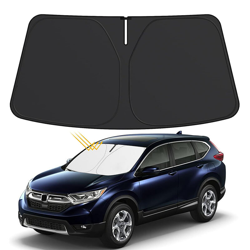 Copertura dello schermo della finestra anteriore pieghevole protezione della visiera parasole riflettente blocco di protezione del calore per mantenere il dispositivo di raffreddamento dell'auto per accessori Honda CR-V 17-22