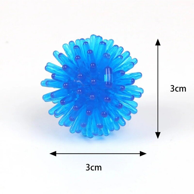 6 pçs spiky bola brinquedo fidget tamanho pequeno para crianças autismo sensorial tdah ansiedade alívio juguete antiestros exercício aperto bola