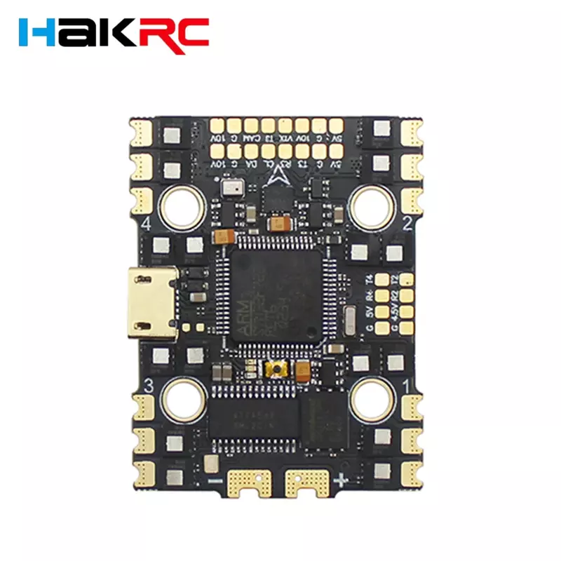 HAKRC F7220D AIO Double BEC F7 Flight Controller 32Bit 40A / 50A 4in1 ESC 2-6S for RC FPV Freestyle Toothpick Cinewhoop Drone