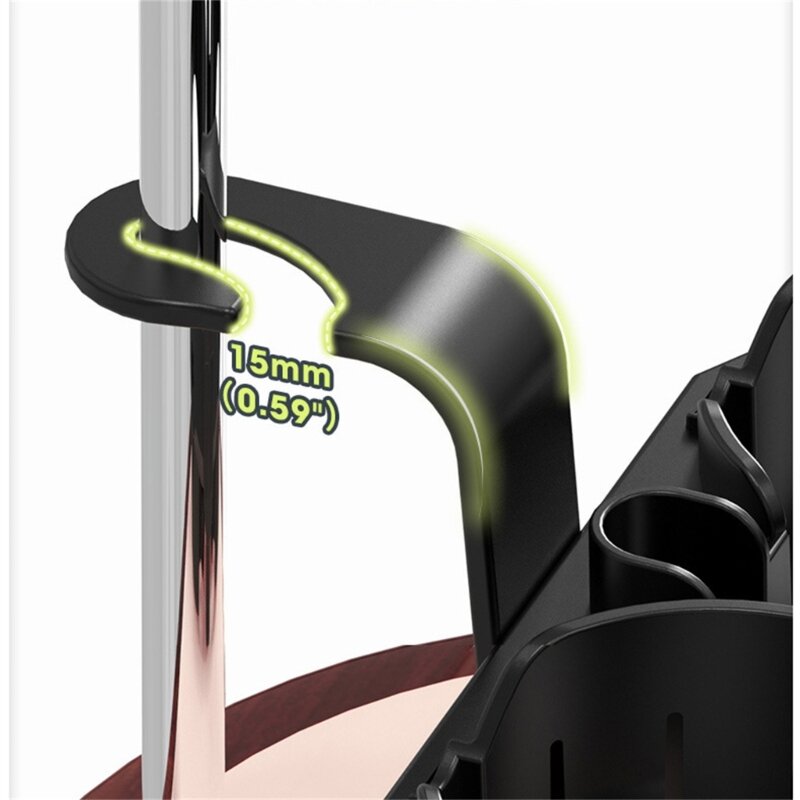 Penyelenggara Kursi Belakang Sandaran Kepala Ringan dengan Tempat Cangkir Rak ABS Penyimpanan Kursi Belakang Mitra