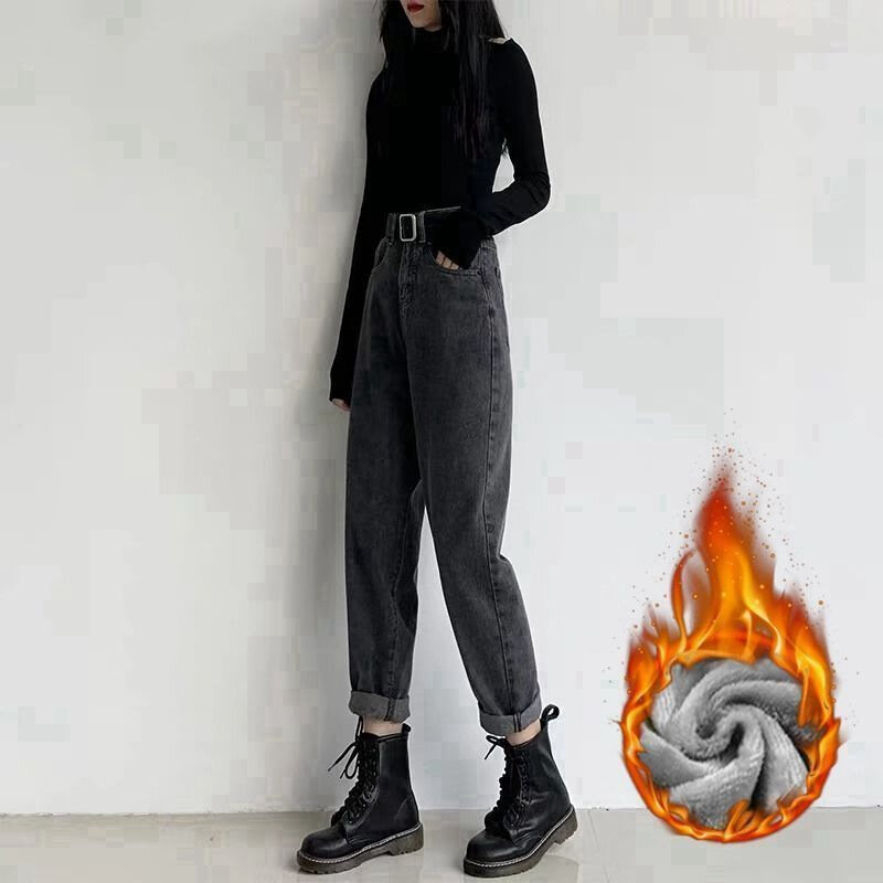 ILARES Koreanische Mode Hose Jeans Frauen frauen Hosen Y2k Weibliche Kleidung Baggy Jeans Frau Hohe Taille Streetwear Vintage Kleidung