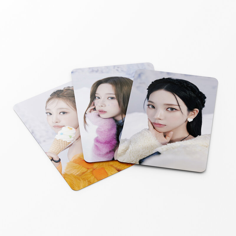 55pcs/set Kpop Aespa Week  Lomo Cards New Album SAVAGE WINTER NINGNING Photocard Korean Fashion Cute Fans Gift