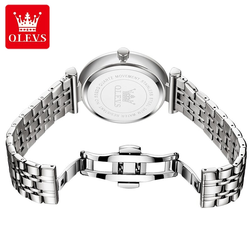 Olevs brandneue Mode Quarzuhr für Männer Luxus Gold Edelstahl armband wasserdichte einfache Herren uhren relogio masculino