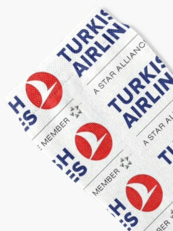 جوارب بشعار الخطوط الجوية التركية هدية للرجال وهدية للرجال