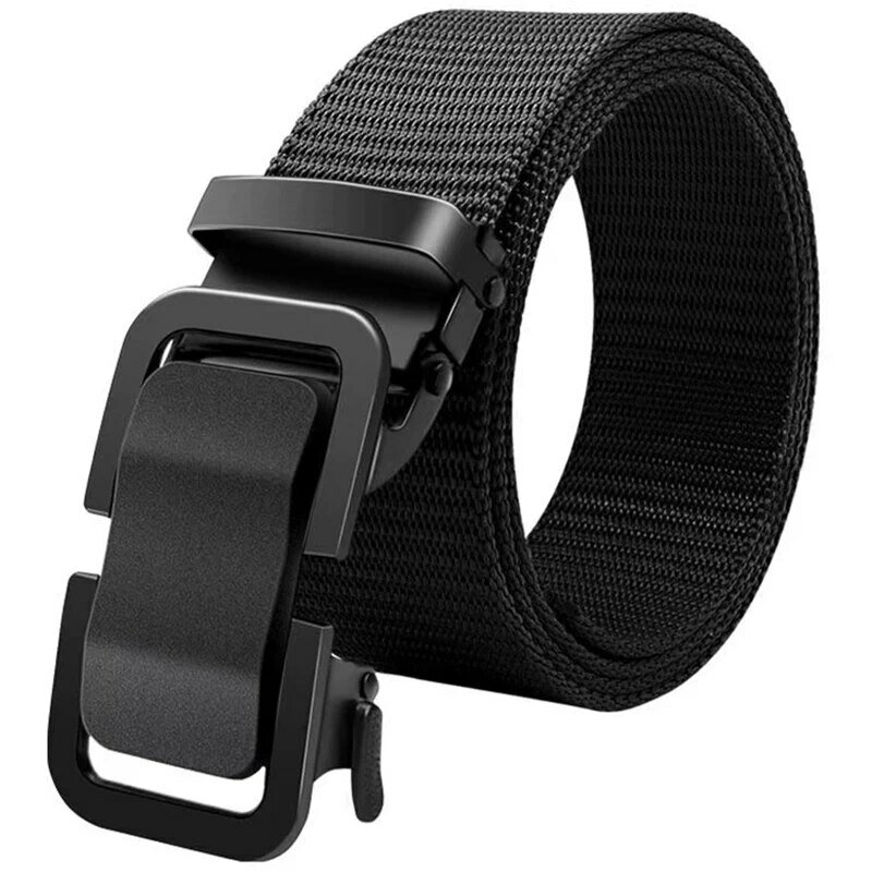 Durable Nylon Canvas Belt with Plastic Buckle - Perfect for Outdoor Sports and Work, Great Gift Idea