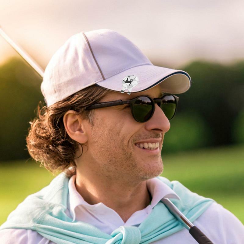마그네틱 골프 공 마커 모자 클립, 휴대용 크리에이티브 장식 볼 마커, 골프 액세서리