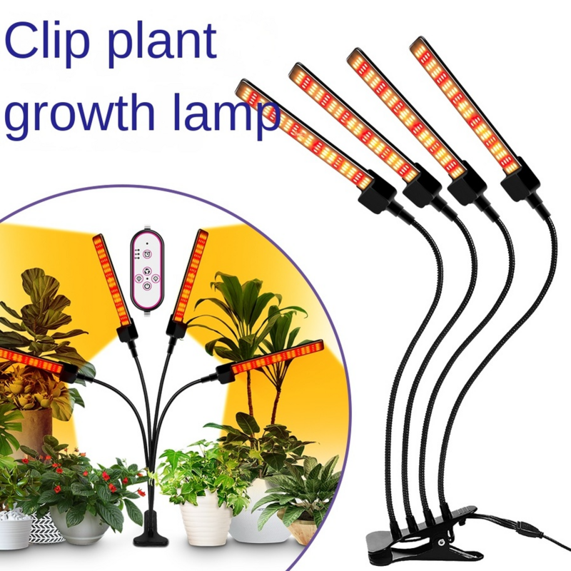 Volle Geführte spektrum Wachsen Lichter Innen Pflanze Hydrokultur Blume Besten Pflanzen Wachsen Lampe 5V USB Halterung Bar Mit Teleskop stehen