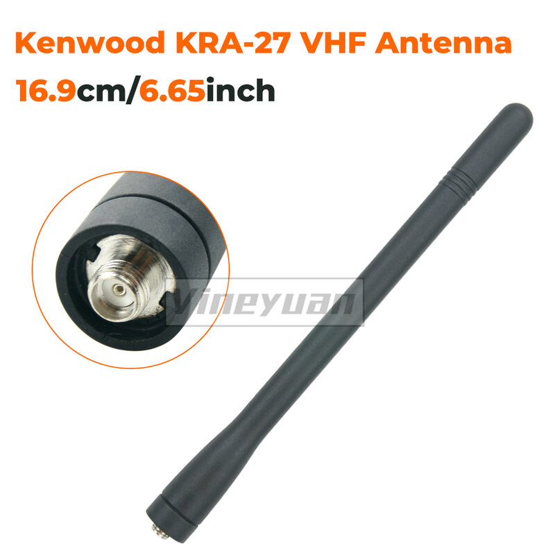 ケンケンウッド-KRA-27 vhf等身大アンテナ,ポータブルラジオ,5個,ケンウッドtk2140 tk2160 tk2170 tk2307 tk5210用アンテナ