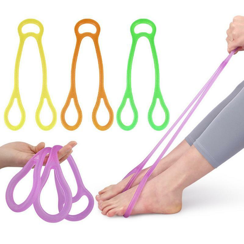 Corda elástica para homens e mulheres, elástico, banda de exercícios, 3 anéis, macia e resiliente