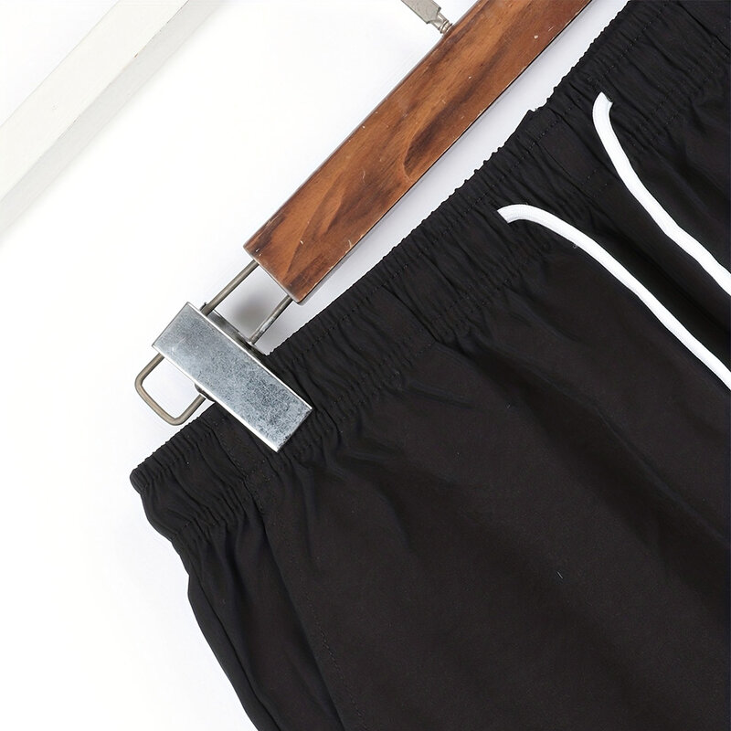 Pantalones cortos informales de secado rápido para hombre, pantalón de chándal con cordón impreso para Fitness, playa, calle, correr, entrenamiento, transpirable