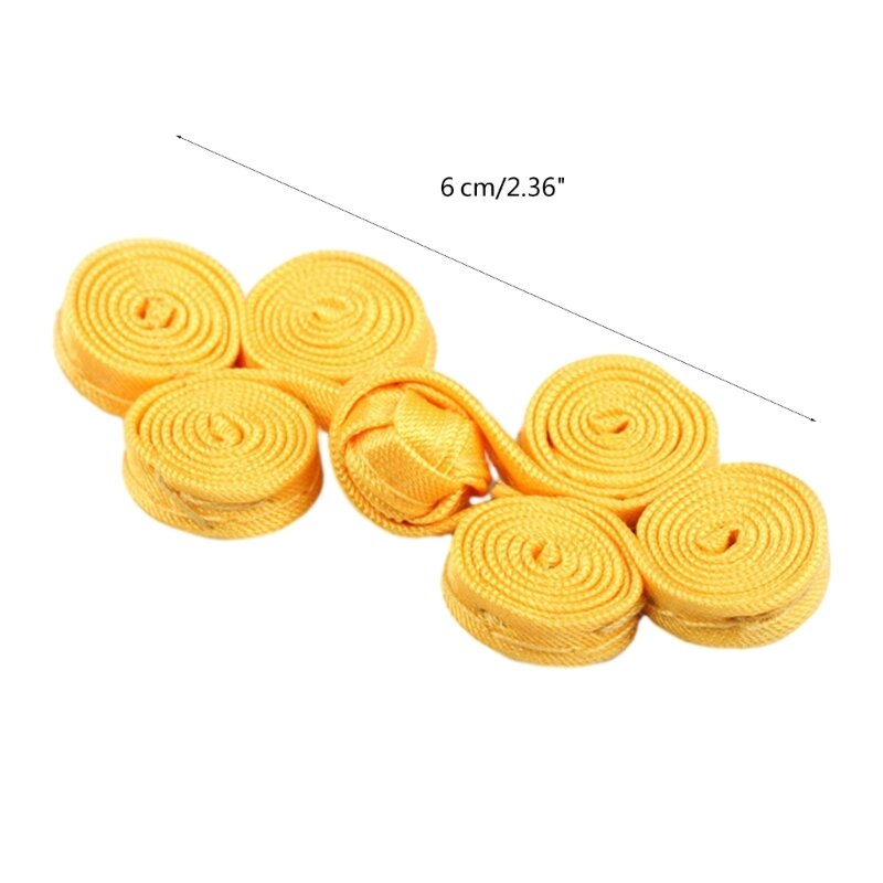 Three Rounds Chinese Cheongsam Button Handmade Knot Fastener Closures for Sewing Drop Shipping