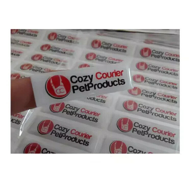Customized crystal transparent epoxy resin label 3D logo transparent dome epoxy sticker