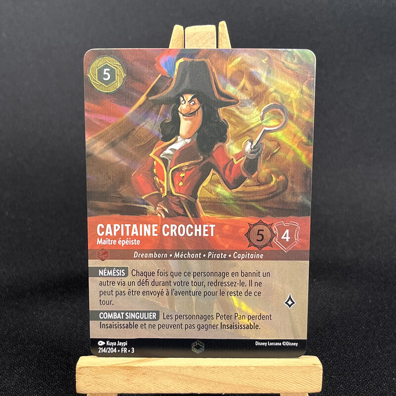 Disney Lorcana Chapter 3 Proxy Card Maleficent - Mistress of All Evil Storyborn Sorcerer Amethyst Enchanted Into the Inklands