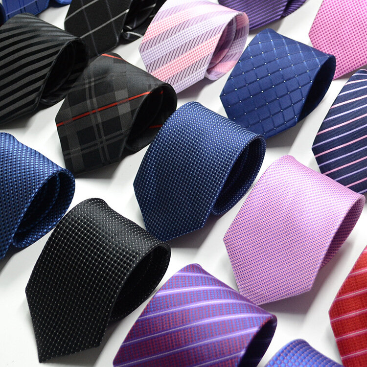 67 Styles de cravates pour hommes, couleur unie, rayures, fleurs, 8cm, cravate Jacquard, accessoires, tenue quotidienne, cadeau de fête de mariage