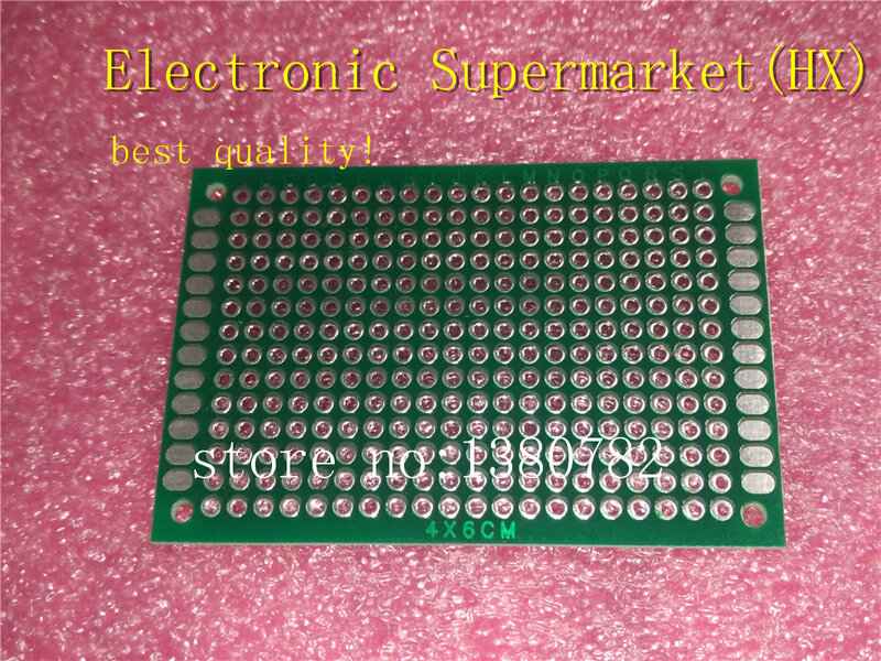 Free shipping 20pcs/lost  PCB 4x6cm 4*6 cm Double Side Prototype PCB Diy Universal Printed Circuit Board
