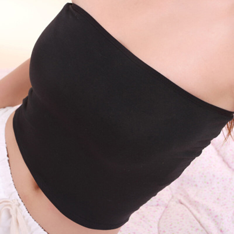 Breathable Movement Strapless Tube Top Women's Intimate Clothing Solid Color Wrapped Chest