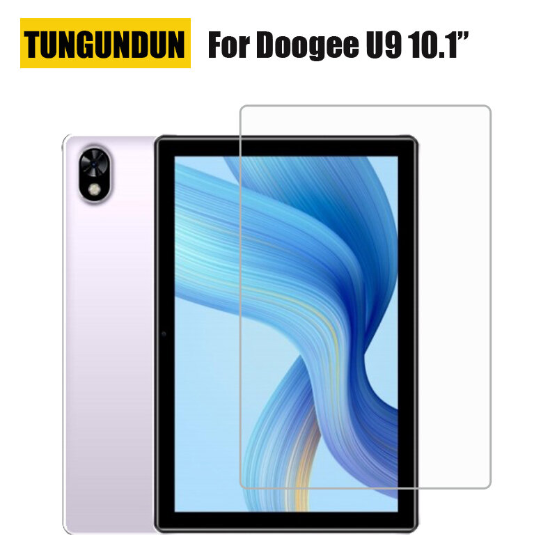 1-3PCS Tempered Glass For Doogee U9 Tablet Cover 10.1inch 9H Protective Glass For Pelicula Doogee U9 2023 Screen Protector Film