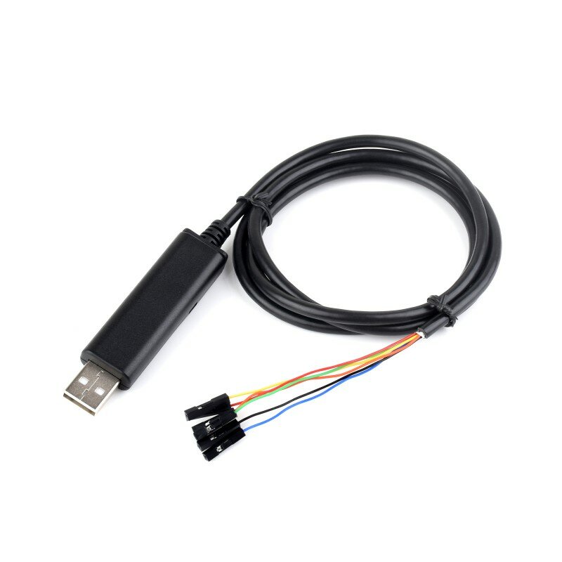 Waveshare промышленный USB для TTL (C) 6-контактный последовательный кабель, оригинальный чип FT232RNL, многозащитные схемы, поддержка нескольких систем