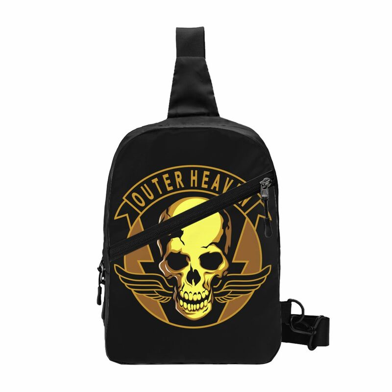 Metal Gear Solid Outer Heaven Drawstring Bags Men Women Portable Sports Gym Sackpack Video Game Gift Shopping Storage Backpacks