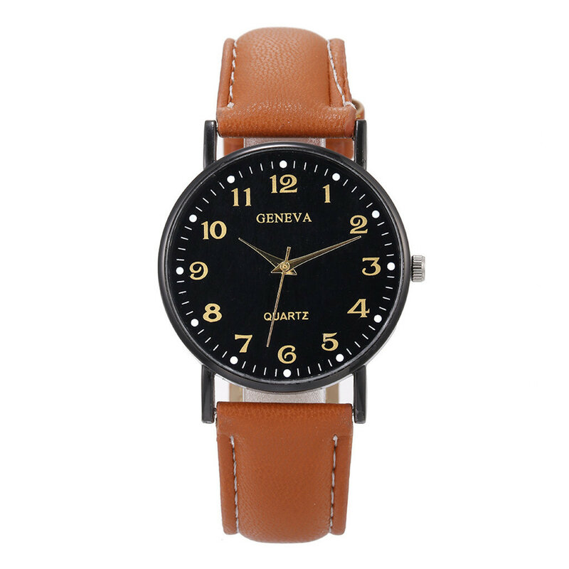 Relógio de pulso de couro de luxo feminino, relógio feminino, elegante, pequeno, mostrador, marca superior, moda