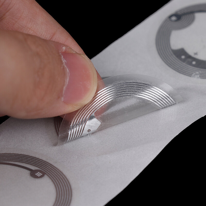 Autocollant d'étiquette électronique rond, étiquette de copie de clone NDavid, table ré-ampa modifiable, diamètre de 40mm, 10 pièces par ensemble