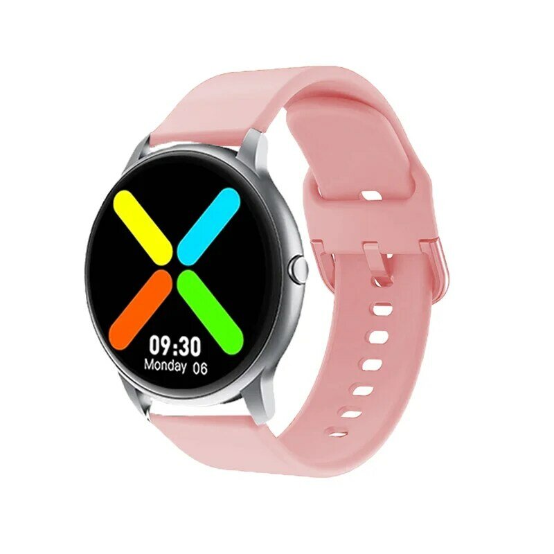 Pasek silikonowy dla Xiaomi IMILAB KW66 miękki pasek sportowy wysokiej jakości bransoletka metalowa klamra zamienna opaska do zegarka