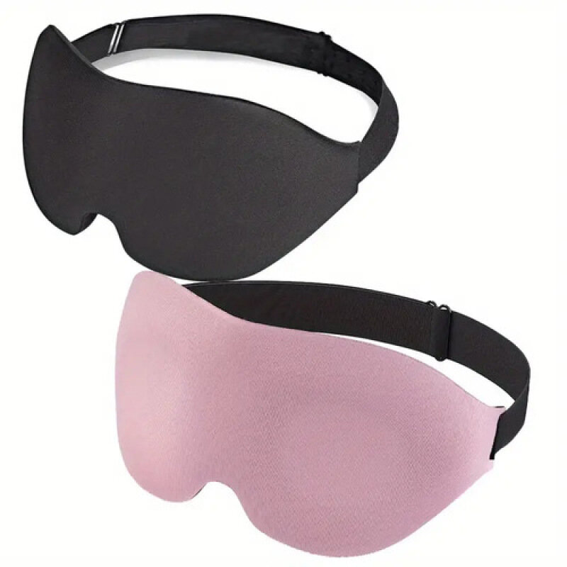 3D Memory Foam Sleep Mask Blindfold Travel Rest Aid Eye Cover Patch Comfort Three Dimensiona  Design For Eye Mask Sleep Adult