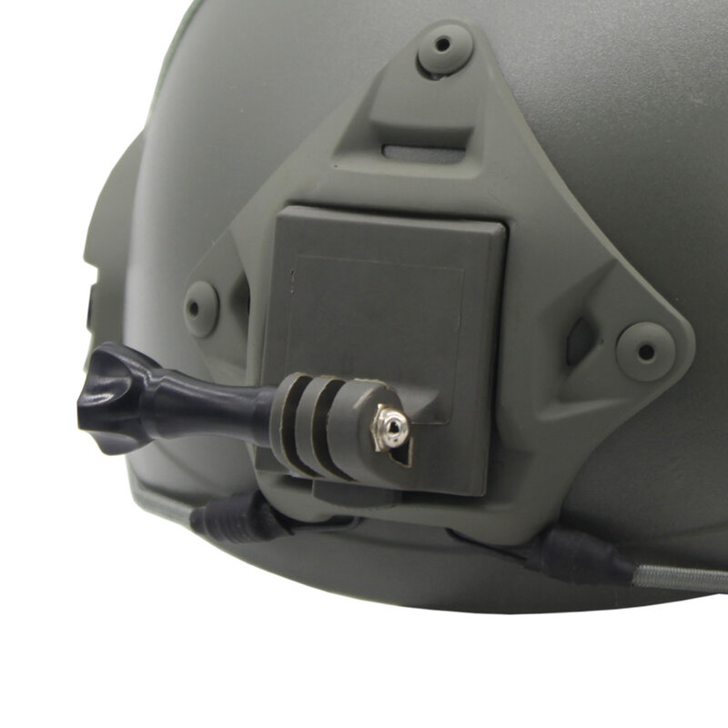Cepat/MICH/NVG Aksesori Helm Taktis Adaptor Dasar Helm Terpasang untuk Kamera Aksi GoPro Hero