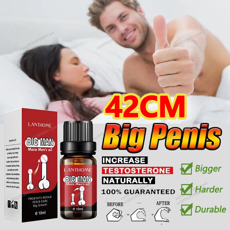 Penies minyak pembesar Penis, minyak pembesar penambah pertumbuhan kontol besar untuk pria meningkatkan ereksi penundaan ejakulasi besar