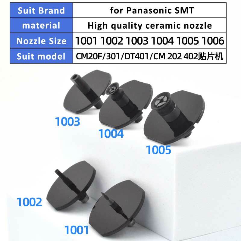 Boquilla SMT de alta calidad para máquina Panasonic de 3 cabezales, 1001, 1003, 1004, 1005, personalizada, CM20F/301, DT401, accesorio SMT