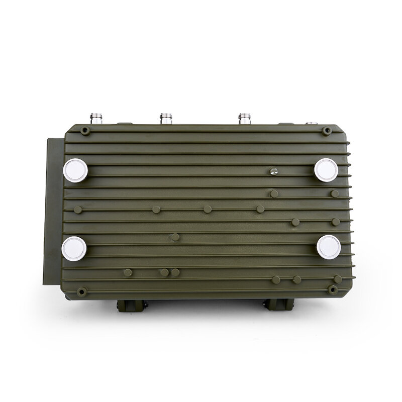 3 Channel 720-1050MHz 150W ระบบติดตามยานพาหนะสำหรับใช้ในรถยนต์อุปกรณ์ป้องกันโดรน GAN FPV ความถี่ที่ปรับได้