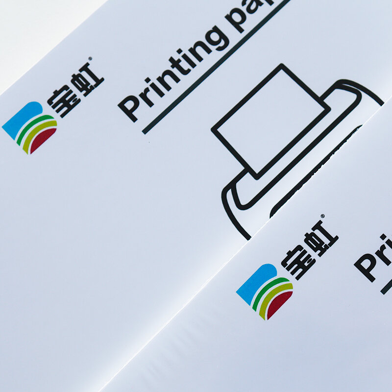 Pegatina de impresora láser 100% transparente, papel de impresión prémium impermeable A4, 10 hojas