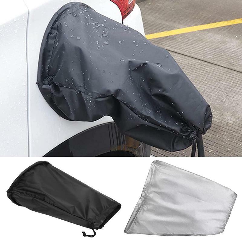 Automobiles Charger Protector Cover Car Charging Port Cover Waterproof Electric Car Charging Port Ev Nylon Cloth Magnetic Cover