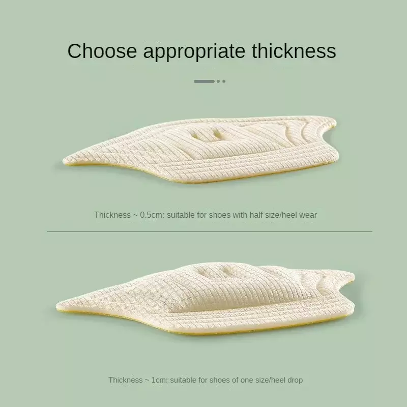 1/3/5 Pairs Unisex Women Men's Shoes Insoles Patch Sport Running Shoes Anit Wear Heel Pad Back Sticker Insert Cushion Insoles