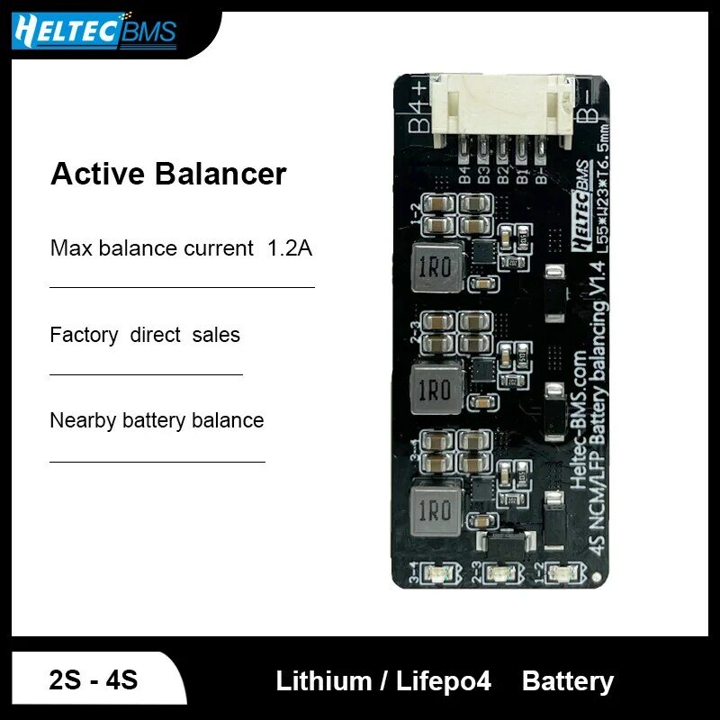 Оптовая продажа, балансировочный активный эквалайзер для литий-ионных батарей 1,2а Lifepo4, балансировка энергии BMS 3S 4S 6S 8S 10S 13S 14S 16S 17S