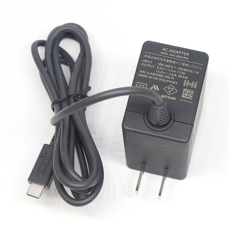 Original 100-240v Power Adapter Charger For NS Switch Power Adapter For Nintend Switch Charging US Plug