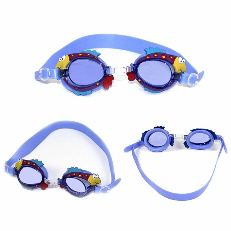 نظارات السباحة مع سدادات الأذن ، نظارات السباحة من السيليكون للأطفال ، الرياضات المائية مع حقيبة حماية مجانية ، نظارات السباحة للأطفال
