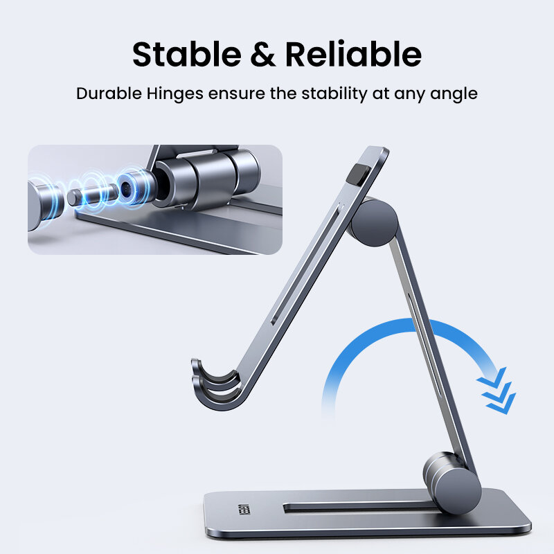 【New】UGREEN Phone Holder Stand Aluminum Mobile Phone Stand For iPhone 15 14 13 Pro Xiaomi Samsung Portable Phone Tablet Holder