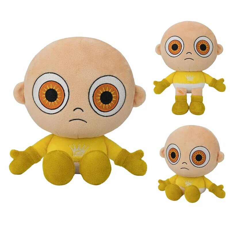 26cm il bambino In giallo peluche Kawaii Baby farcito bambole morbide gioco Plushie giocattoli per bambini per bambini regali di compleanno per bambini