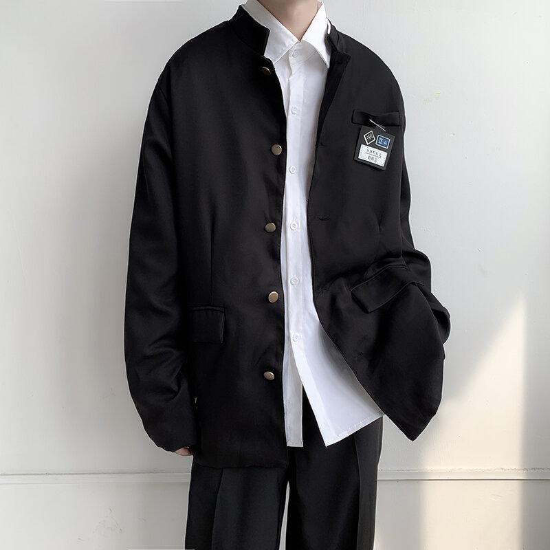 남성용 캐주얼 재킷, 작은 세트 일본 스타일, DK 유니폼, 학생 코트, 가쿠란, 청소년 패션 의류, 가을