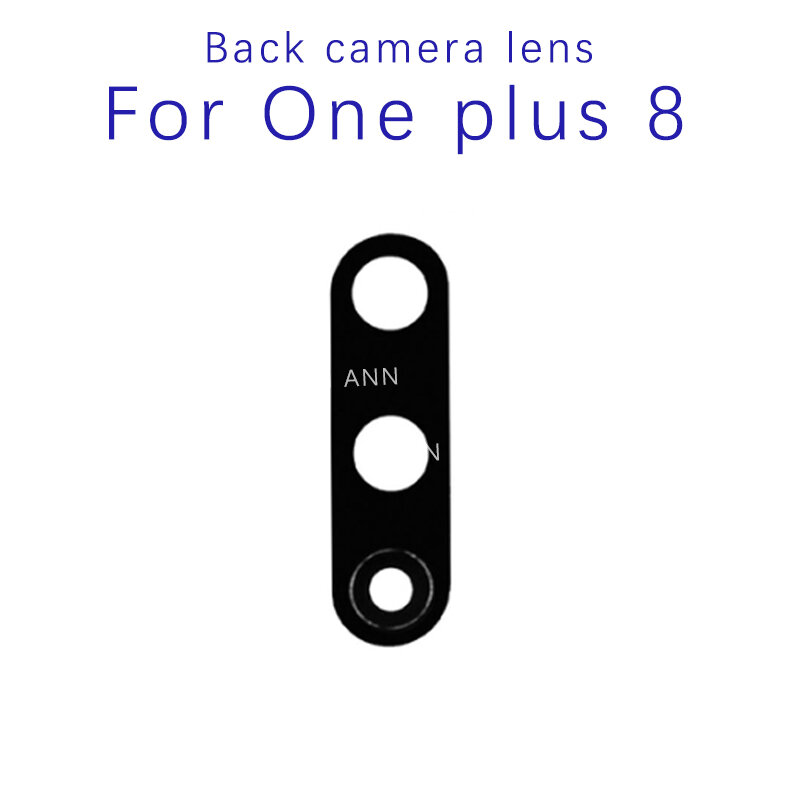 스티커 포함 후면 카메라 유리 렌즈, Oneplus One Plus 1 + X 1 2 3 3T 5 5 5T 6 6 6T 7 7T 8 8T 프로 9 9RT 9pro 용 후면 카메라 유리 렌즈