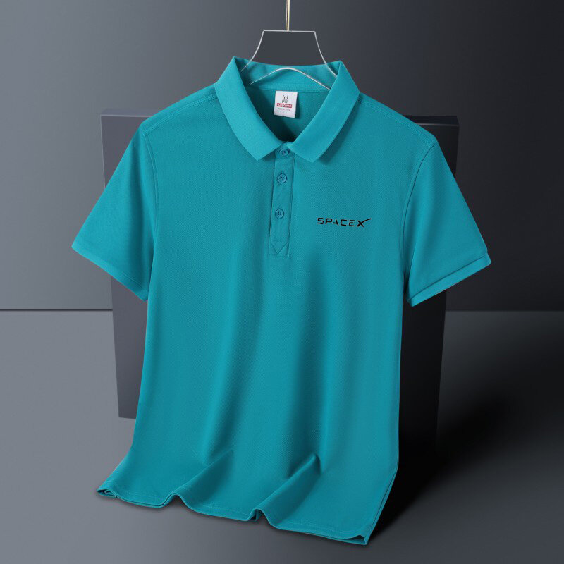 Nieuwe 2024 Heren Korte Mouwen T-Shirt Klassiek Mode Business Casual Polo Heren Outdoor Sport Top Katoen Heren T-Shirt