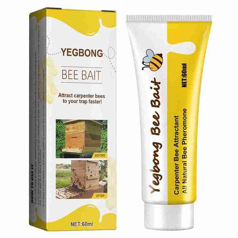 60ml pszczoła atraktant narzędzie pszczelarskie odkryty dzikie pszczoły łapacz łapacz pszczoła ula ciepły płyn przydatne praktyczne dla pszczelarz F3t2