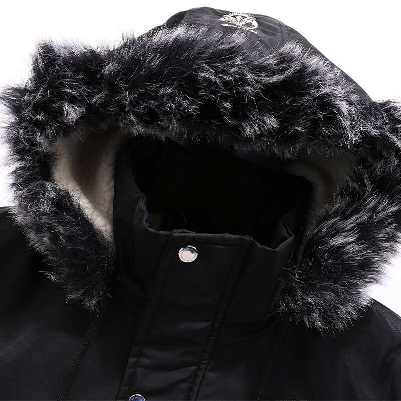 メンズカジュアル冬コート,フード付きフィットジャケット,ウォームコート,4枚,新作コレクション