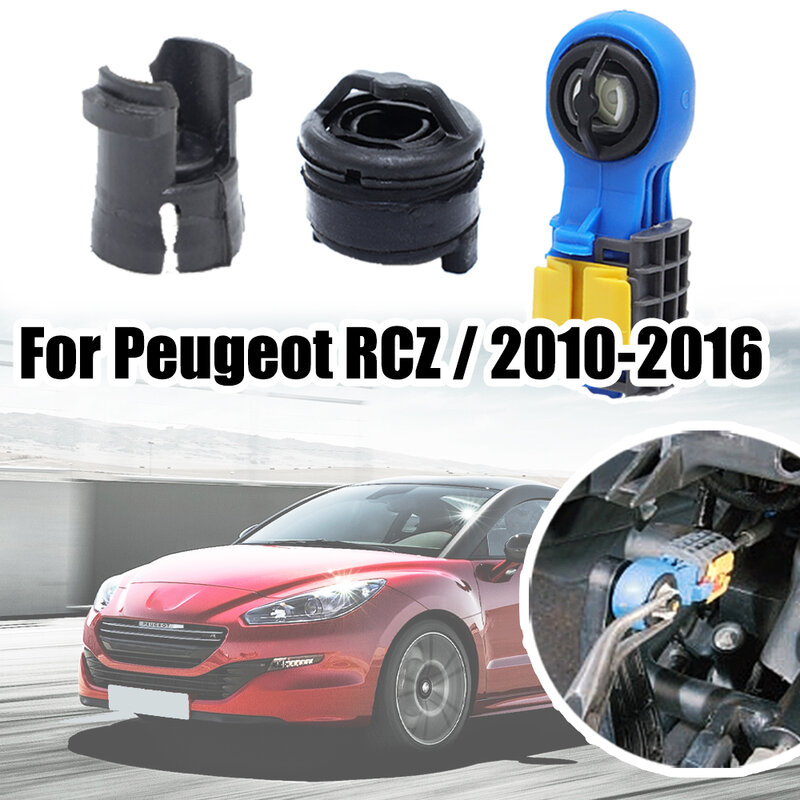 Caixa de velocidades Shift Lever Cable, Conector de ligação final, Adaptador, Seletor Buckle, Peça de substituição, Peugeot RCZ, 2010-2016, 119174214, 2 Pcs