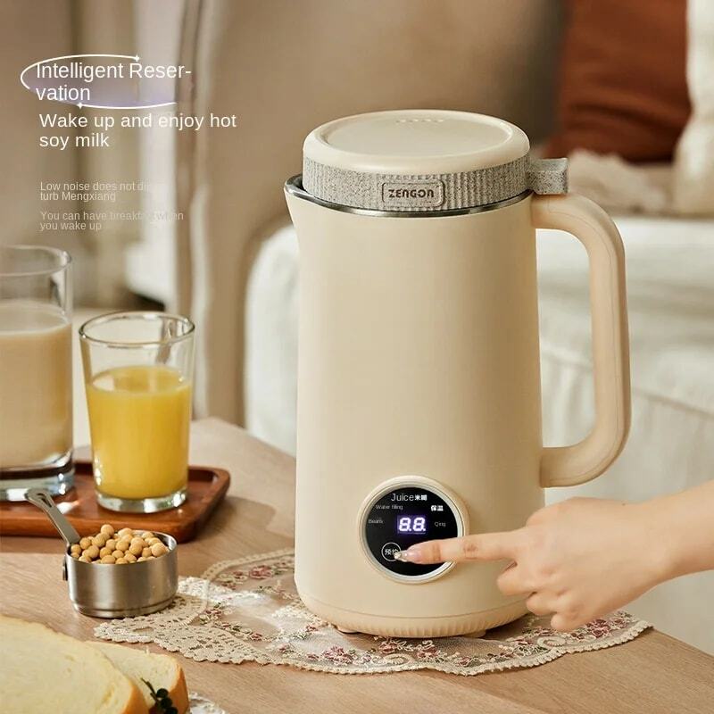 1000ML Electric Soybean Milk Machine Household 220V Automatic Intelligent Wall Breaking Machine Food Blender Rice Paste Mixer