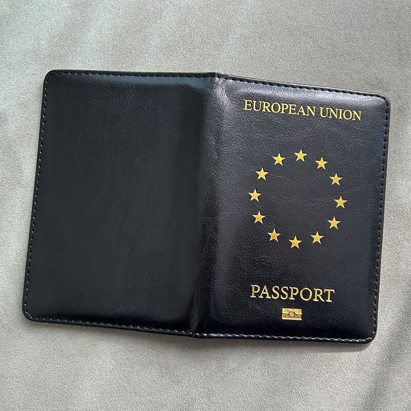 personalizada Capa de passaporte EU da união europeia capa de viagem para passaportes