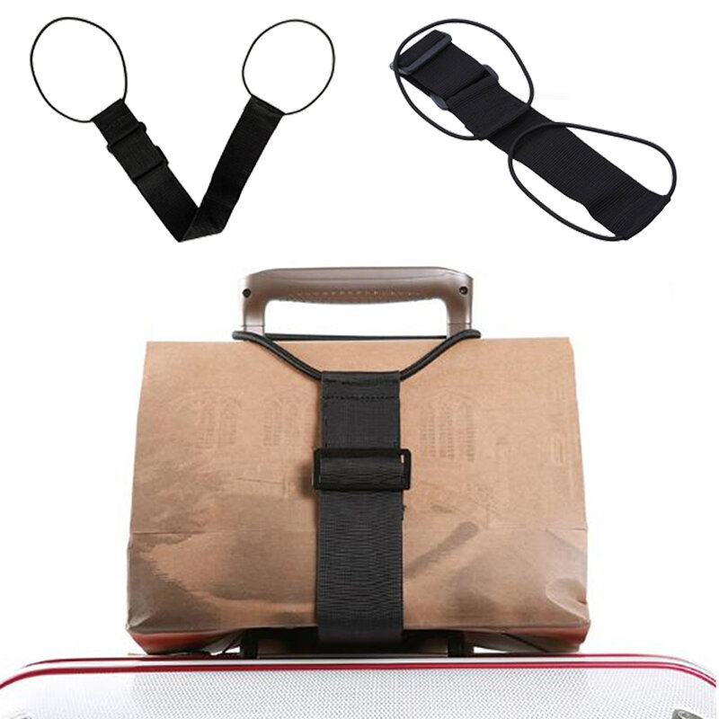Cinturón de encuadernación de equipaje, Correa telescópica elástica, bolsa de viaje, Maleta, cinturón fijo, carro, accesorios ajustables, suministros