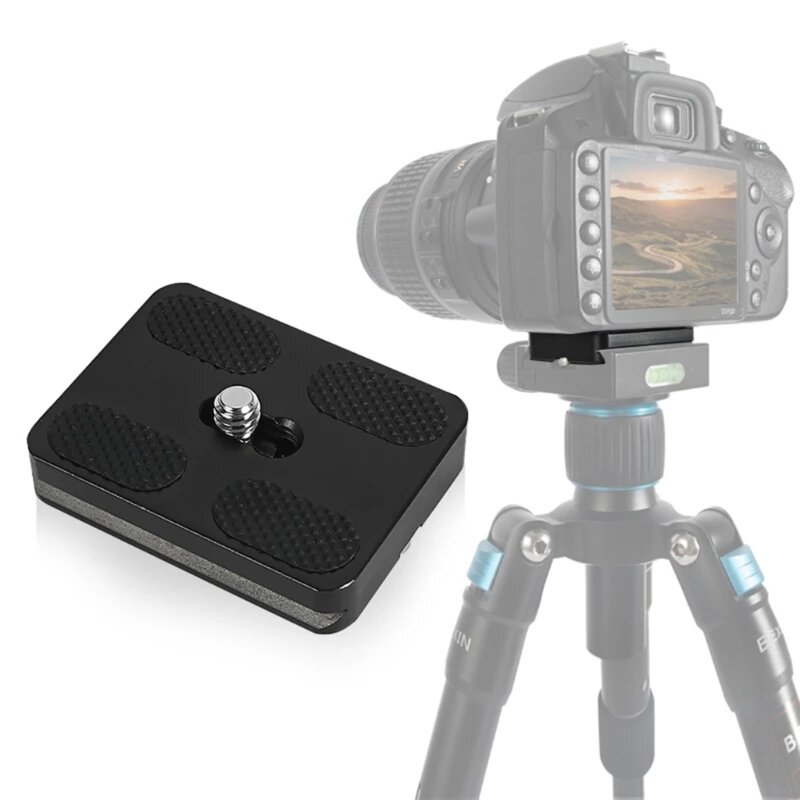 PU Universele Camera Quick Release Adapter Plaat Beugel voor DSLR Camera T21A